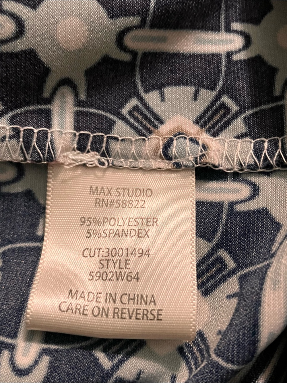 Max Studio Patterned Dress - Picture 4 of 4